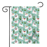 Cute Cactus And Llama Pattern Print House Flag