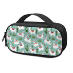 Cute Cactus And Llama Pattern Print Insulin Cooler Travel Case