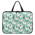 Cute Cactus And Llama Pattern Print Laptop Sleeve With Handle