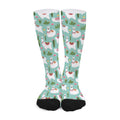 Cute Cactus And Llama Pattern Print Long Socks