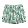 Cute Cactus And Llama Pattern Print Mesh Shorts