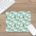 Cute Cactus And Llama Pattern Print Mouse Pad
