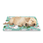 Cute Cactus And Llama Pattern Print Pet Cooling Mat Cover