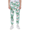 Cute Cactus And Llama Pattern Print Scuba Joggers