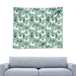 Cute Cactus And Llama Pattern Print Tapestry