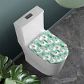 Cute Cactus And Llama Pattern Print Toilet Lid Cover