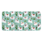 Cute Cactus And Llama Pattern Print Towel