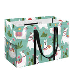 Cute Cactus And Llama Pattern Print Utility Tote Bag