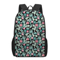 Cute Cactus And Succulent Print 17 Inch Backpack