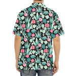Cute Cactus And Succulent Print Aloha Shirt