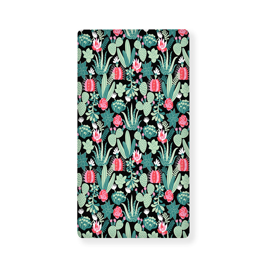 Cute Cactus And Succulent Print Baby Crib Sheet