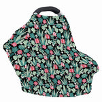 Cute Cactus And Succulent Print Baby Seat Cover
