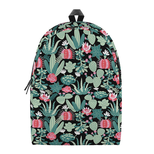 Cute Cactus And Succulent Print Backpack