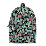 Cute Cactus And Succulent Print Backpack