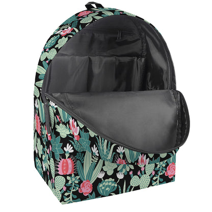 Cute Cactus And Succulent Print Backpack