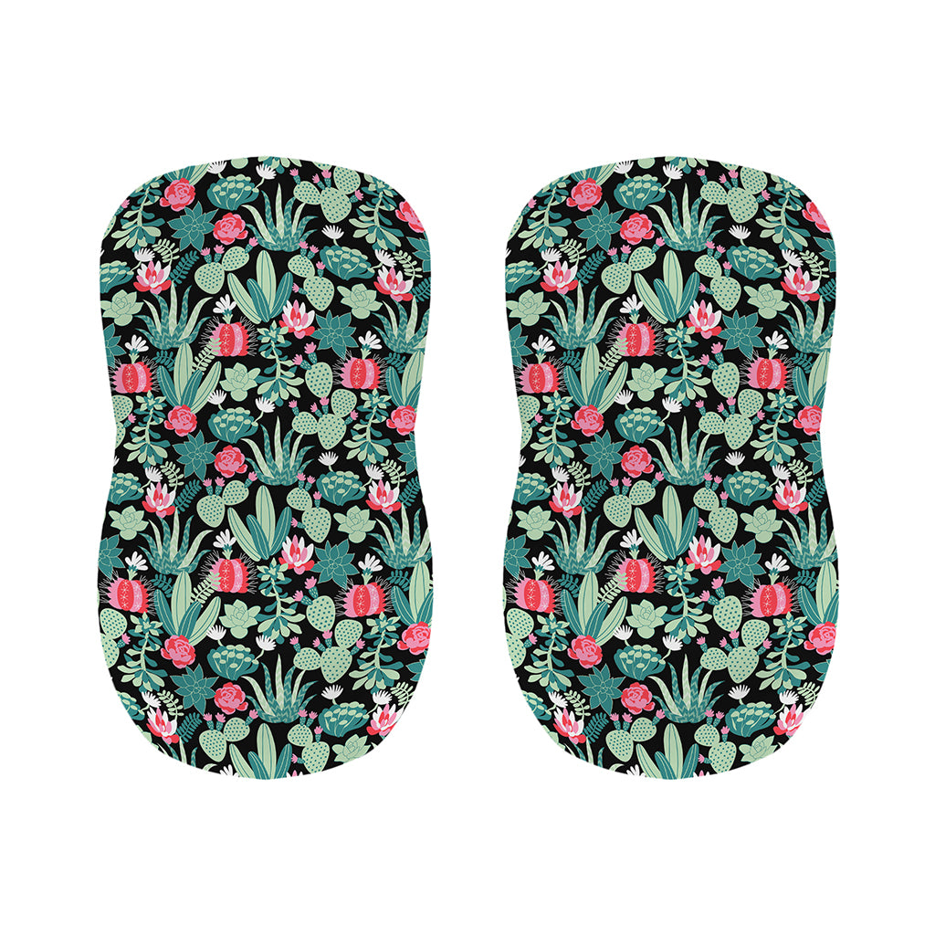 Cute Cactus And Succulent Print Bar Stool Covers