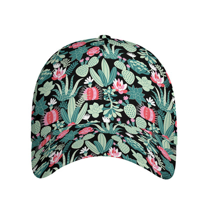 Cute Cactus And Succulent Print Baseball Cap