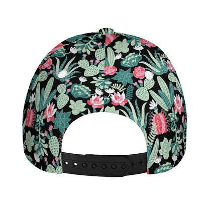Cute Cactus And Succulent Print Baseball Cap