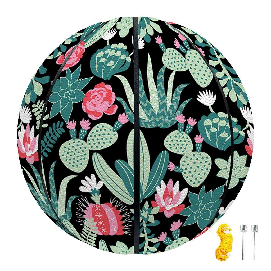 Cute Cactus And Succulent Print Basketball