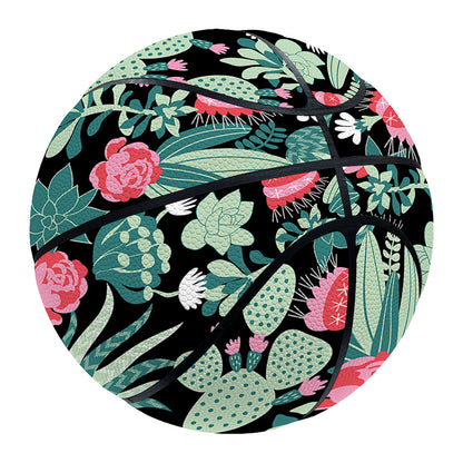 Cute Cactus And Succulent Print Basketball