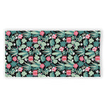 Cute Cactus And Succulent Print Beach Towel