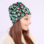 Cute Cactus And Succulent Print Beanie