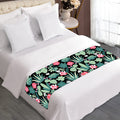 Cute Cactus And Succulent Print Bed Runner