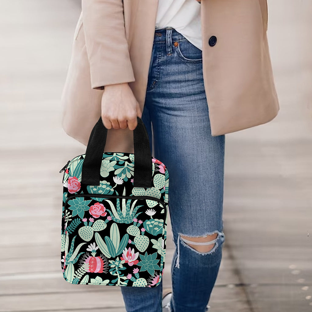 Cute Cactus And Succulent Print Bible Tote Bag