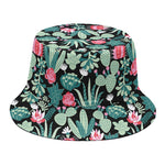 Cute Cactus And Succulent Print Bucket Hat