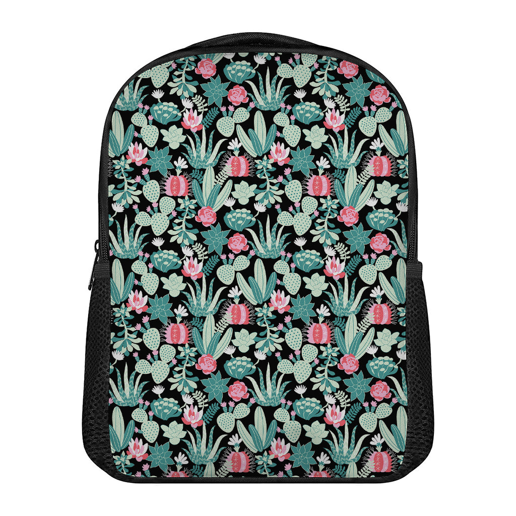 Cute Cactus And Succulent Print Casual Backpack