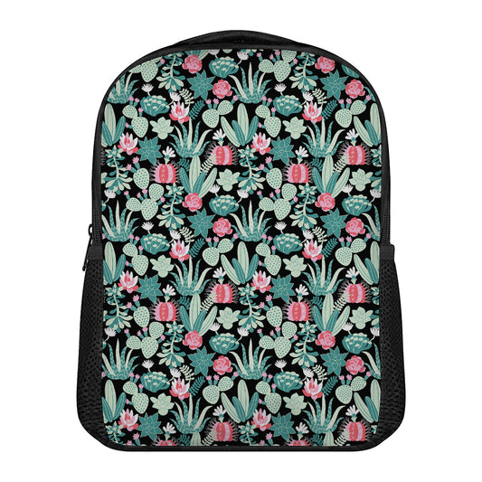 Cute Cactus And Succulent Print Casual Backpack