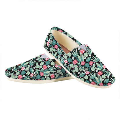Cute Cactus And Succulent Print Casual Shoes