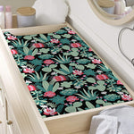 Cute Cactus And Succulent Print Changing Pad Cover