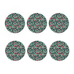 Cute Cactus And Succulent Print Coaster Set