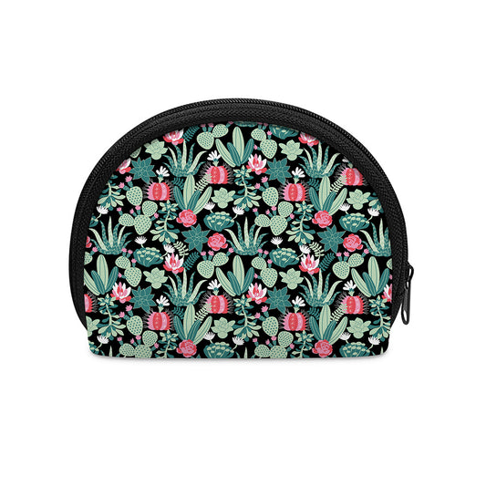 Cute Cactus And Succulent Print Coin Purse