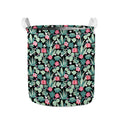 Cute Cactus And Succulent Print Collapsible Laundry Basket