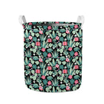 Cute Cactus And Succulent Print Collapsible Laundry Basket