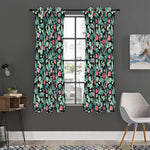 Cute Cactus And Succulent Print Curtain