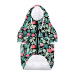 Cute Cactus And Succulent Print Dog Zip Up Hoodie