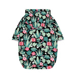 Cute Cactus And Succulent Print Dog Zip Up Hoodie