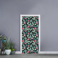 Cute Cactus And Succulent Print Door Sticker