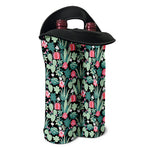 Cute Cactus And Succulent Print Double Neoprene Wine Tote