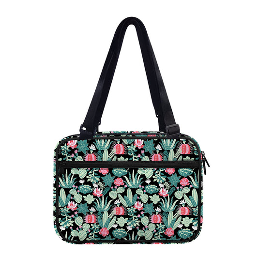 Cute Cactus And Succulent Print Double Strap Bible Bag