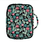 Cute Cactus And Succulent Print Front Pocket Bible Bag