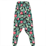 Cute Cactus And Succulent Print Hammer Pants
