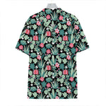 Cute Cactus And Succulent Print Hawaiian Shirt