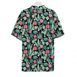 Cute Cactus And Succulent Print Hawaiian Shirt