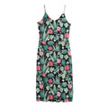 Cute Cactus And Succulent Print Jersey Midi Cami Dress