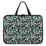 Cute Cactus And Succulent Print Laptop Sleeve With Handle