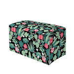 Cute Cactus And Succulent Print Leather Tissue Box Cover